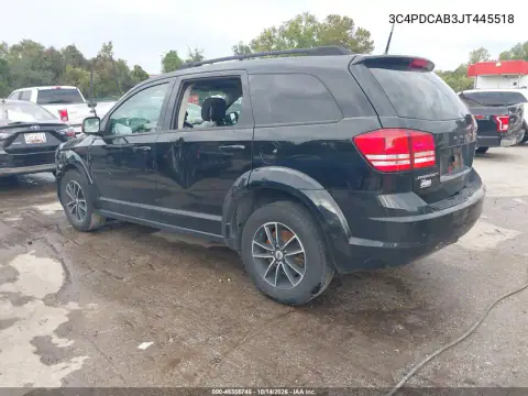 3C4PDCAB3JT445518 — 2018 Dodge Journey, фото 4 с аукциона IAAI, передняя и задняя части