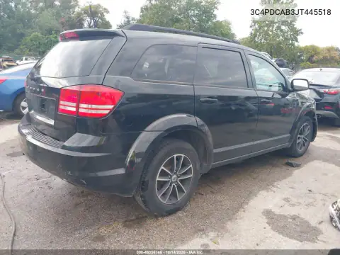 3C4PDCAB3JT445518 — 2018 Dodge Journey, фото 5 с аукциона IAAI, передняя и задняя части