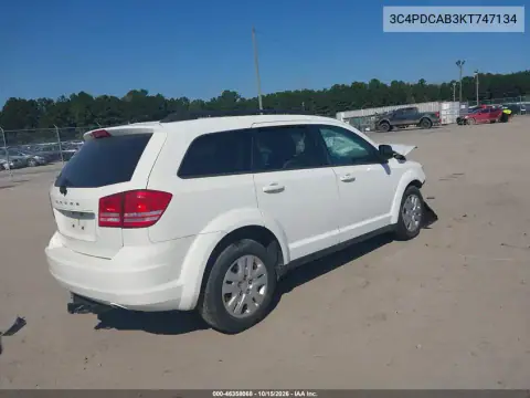 3C4PDCAB3KT747134 — 2019 Dodge Journey, фото 4 с аукциона IAAI, ПЕРЕДНЯЯ ЧАСТЬ