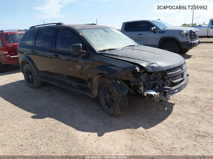 2020 Dodge Journey Se Value VIN 3C4PDCAB6LT235952 фото 1