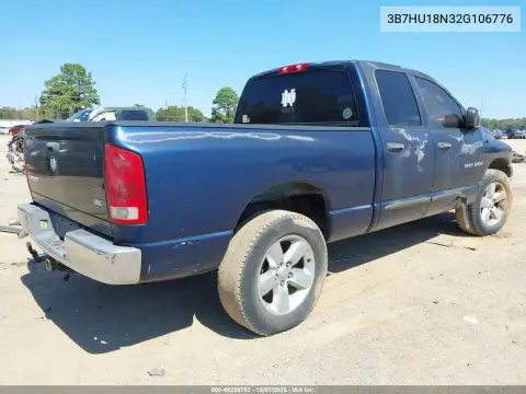 2002 Dodge Ram 1500 St VIN 3B7HU18N32G106776 фото 4