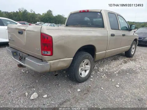 2003 Dodge Ram 1500 Slt/Laramie/St VIN 1D7HA18N93S112493 фото 5