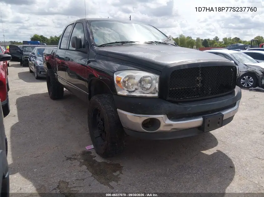 1D7HA18P77S237760 — 2007 Dodge RAM, фото 2 с аукциона IAAI 21.10.2026, Естественный износ