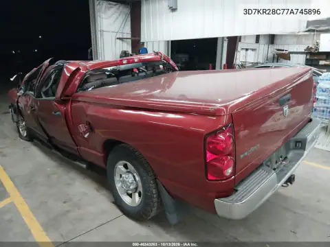 2007 Dodge Ram 2500 Laramie/Slt/Sport/St VIN 3D7KR28C77A745896 фото 3