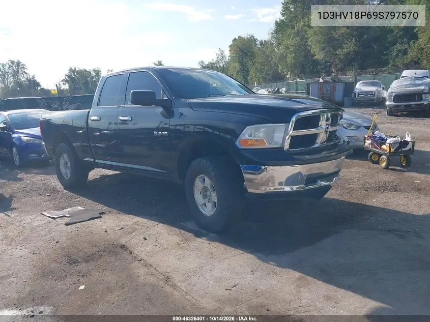 1D3HV18P69S797570 — 2009 Dodge RAM, фото 2 с аукциона IAAI, Левый бок