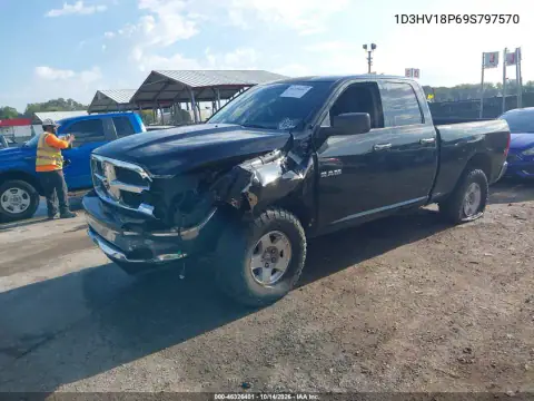 1D3HV18P69S797570 — 2009 Dodge RAM, фото 3 с аукциона IAAI, Левый бок