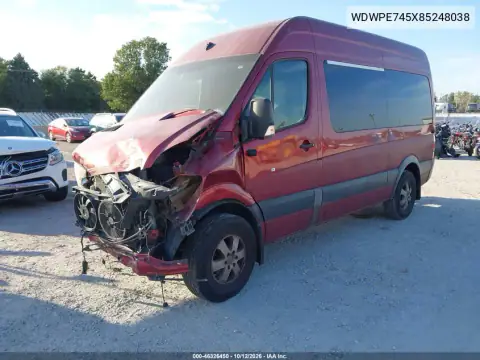 WDWPE745X85248038 — 2008 Dodge Sprinter, photo 2 from IAAI, Front end