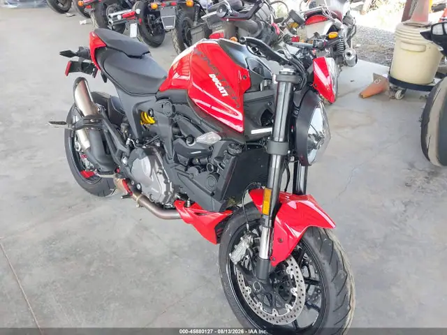 ZDMMAMDT6NB004175 — 2022 Ducati Monster, წინა ნაწილი (Front End), ფოტოები შეკეთებამდე