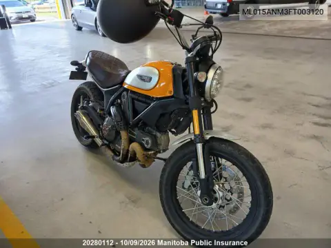 ML015ANM3FT003120 — 2015 Ducati Scrambler, Град, фото до ремонта