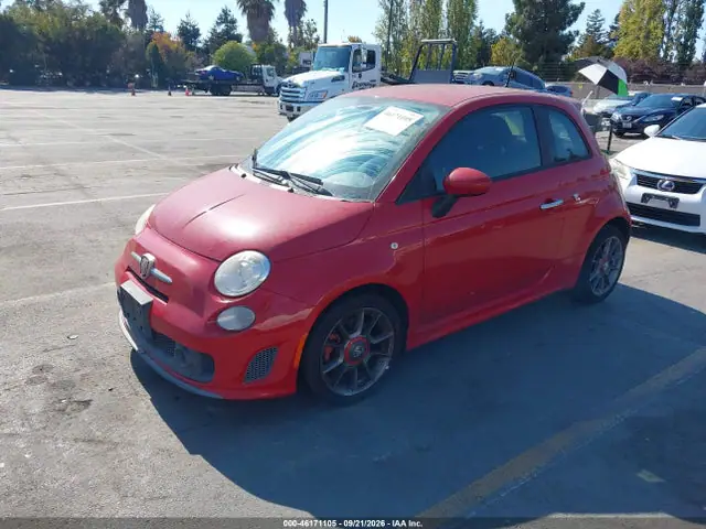 3C3CFFFH7ET190020 — 2014 Fiat 500 Abarth, фото 2 с аукциона IAAI 28.09.2026, Естественный износ