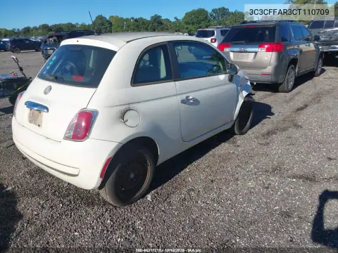 3C3CFFAR3CT110709 — 2012 Fiat 500, zdjęcie 5 z IAAI, Przód