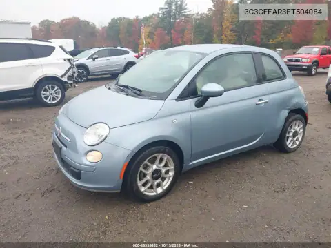 3C3CFFAR3FT504084 — 2015 Fiat 500, фото 3 с аукциона IAAI, Задняя часть слева