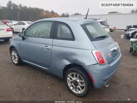 3C3CFFAR3FT504084 — 2015 Fiat 500, фото 4 с аукциона IAAI, Задняя часть слева