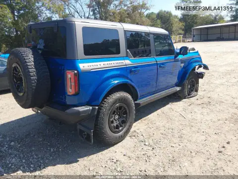 1FMEE5EP3MLA41359 — 2021 Ford Bronco, фото 4 с аукциона IAAI, ПЕРЕДНЯЯ ЧАСТЬ