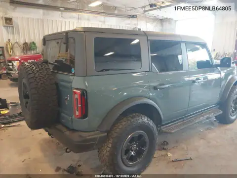1FMEE5DP8NLB64805 — 2022 Ford Bronco, foto 5 de IAAI, Parte delantera