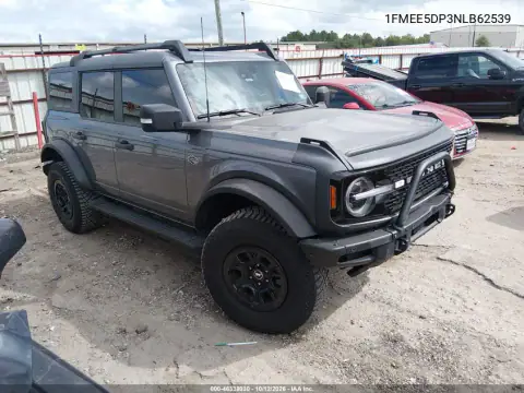 1FMEE5DP3NLB62539 — 2022 Ford Bronco, Lewy przód, zdjęć przed naprawą
