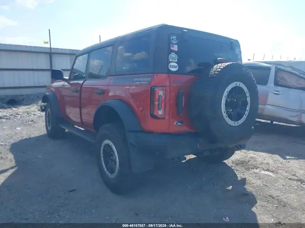 1FMEE5DP0PLB65336 — 2023 Ford Bronco, фото 3 с аукциона IAAI 14.10.2026, Передняя часть