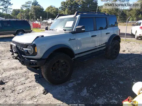 1FMEE5DP8PLB81820 — 2023 Ford Bronco, photo 3 from IAAI, Right front