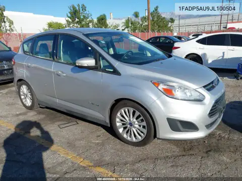 1FADP5AU9JL100504 — 2018 Ford C-MAX, მითითებული არ არის, ფოტოები შეკეთებამდე