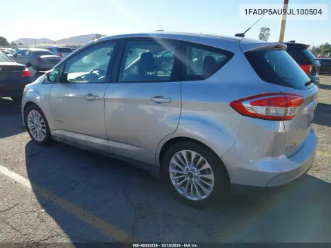 1FADP5AU9JL100504 — 2018 Ford C-MAX, zdjęcie 4 z IAAI, Nie podano