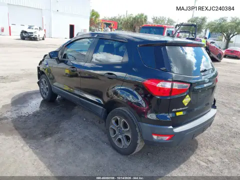 MAJ3P1REXJC240384 — 2018 Ford Ecosport, фото 3 з IAAI, Передня частина зліва