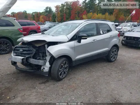 MAJ6S3JL3LC347488 — 2020 Ford Ecosport, foto 2 de IAAI, Parte delantera