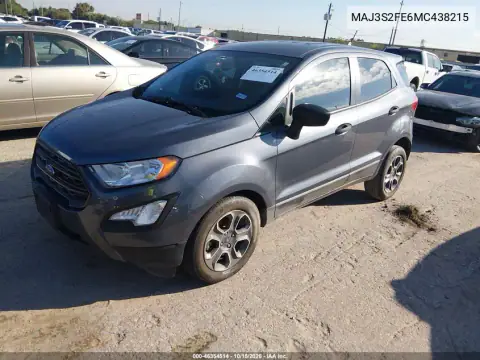 MAJ3S2FE6MC438215 — 2021 Ford Ecosport, фото 3 с аукциона IAAI, передняя часть справа