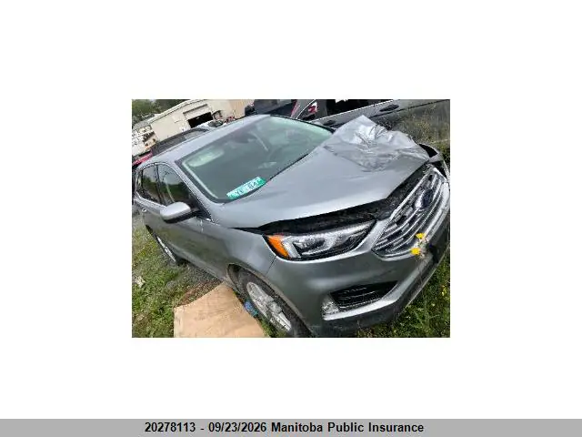 2FMPK4J99MBA40591 — 2021 Ford EDGE SEL, Передняя часть (Front), фото до ремонта