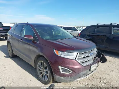 2FMPK4K84HBB84738 — 2017 Ford Edge Titanium, Передняя часть (Front), фото до ремонта