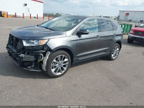 2FMPK4K8XHBC49379 — 2017 Ford Edge Titanium, photo 2 from IAAI 19.10.2026, Front and rear