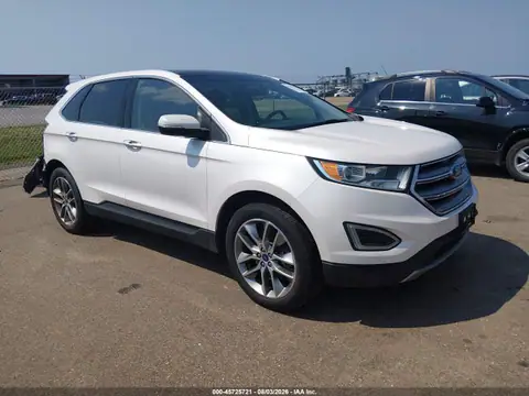 2FMPK4K95JBB05348 — 2018 Ford Edge Titanium, Parte trasera (Rear), fotos antes de reparar