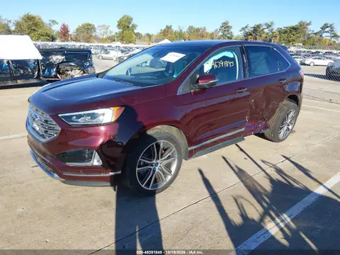 2FMPK4K95KBC45241 — 2019 Ford Edge Titanium, zdjęcie 2 z IAAI 23.10.2026, Normalne zużycie