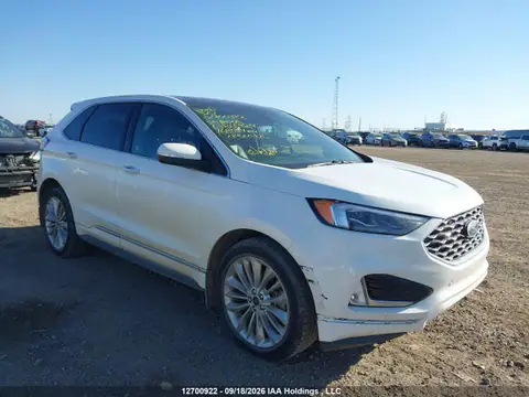 2FMPK4K97LBB65327 — 2020 Ford Edge Titanium, წინა ნაწილი (Front), ფოტოები შეკეთებამდე
