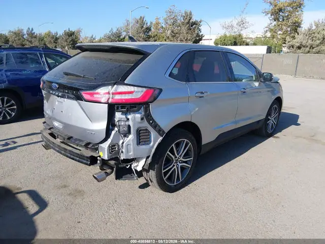 2FMPK4K96RBA19557 — 2024 Ford Edge Titanium, photo 4 from IAAI 28.09.2026, Left rear
