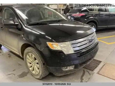 2FMDK49C97BA60377 — 2007 Ford EDGE, Передняя часть слева, фото до ремонта
