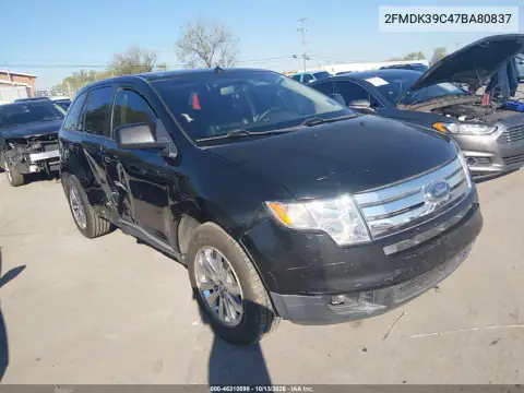 2FMDK39C47BA80837 — 2007 Ford EDGE, фото 2 с аукциона IAAI, Левый бок
