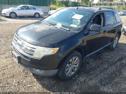 2008 Ford Edge Sel VIN 2FMDK48C18BA19700 фото 3