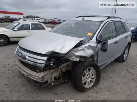2FMDK3GC5ABB26623 — 2010 Ford EDGE, photo 2 from IAAI, Front end