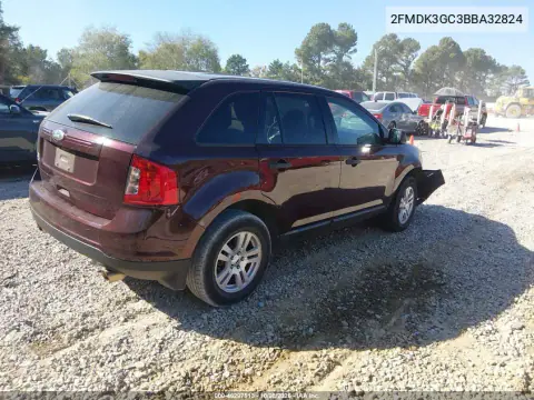 2011 Ford Edge Se VIN 2FMDK3GC3BBA32824 фото 5