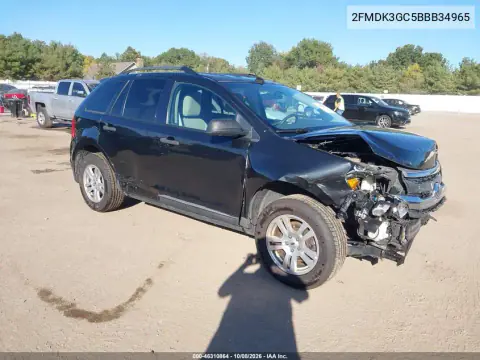 2FMDK3GC5BBB34965 — 2011 Ford EDGE, Передняя часть, фото до ремонта