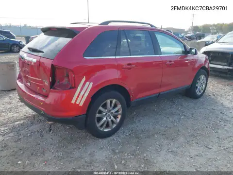 2FMDK4KC7CBA29701 — 2012 Ford EDGE, zdjęcie 5 z IAAI, Prawy tył