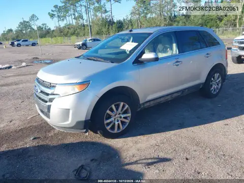 2FMDK3KC2CBA02061 — 2012 Ford EDGE, photo 3 from IAAI 20.10.2026, Normal wear