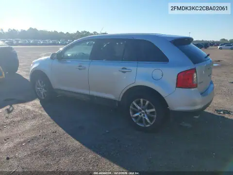 2FMDK3KC2CBA02061 — 2012 Ford EDGE, photo 4 from IAAI 20.10.2026, Normal wear
