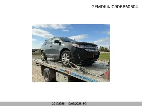 2013 Ford Edge Sel VIN 2FMDK4JC9DBB60504 фото 1