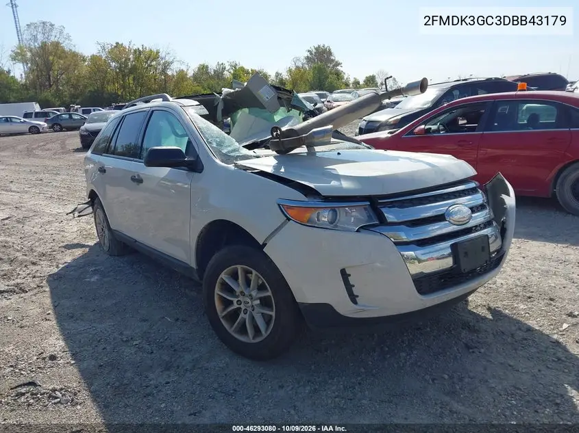 2013 Ford Edge Se VIN 2FMDK3GC3DBB43179 фото 1
