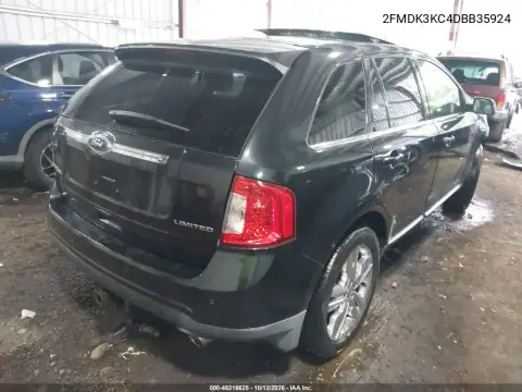 2FMDK3KC4DBB35924 — 2013 Ford EDGE, foto 4 de IAAI, Parte delantera