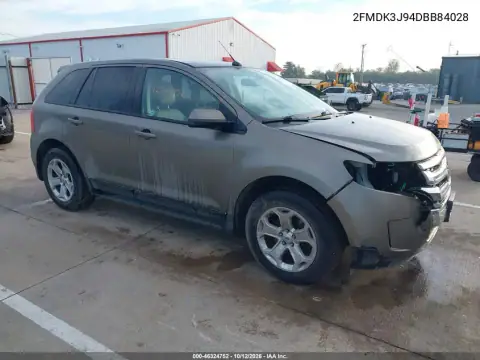 2FMDK3J94DBB84028 — 2013 Ford EDGE, Front end, before-repair photos