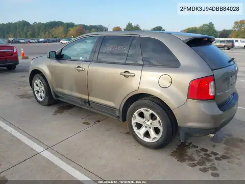 2FMDK3J94DBB84028 — 2013 Ford EDGE, zdjęcie 4 z IAAI, Przód