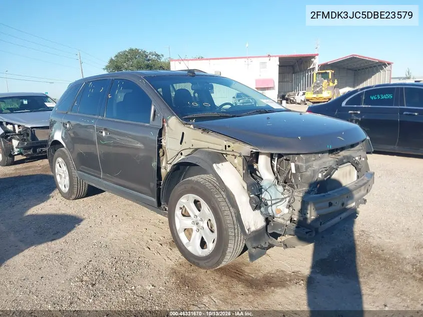 2013 Ford Edge Sel VIN 2FMDK3JC5DBE23579 фото 2