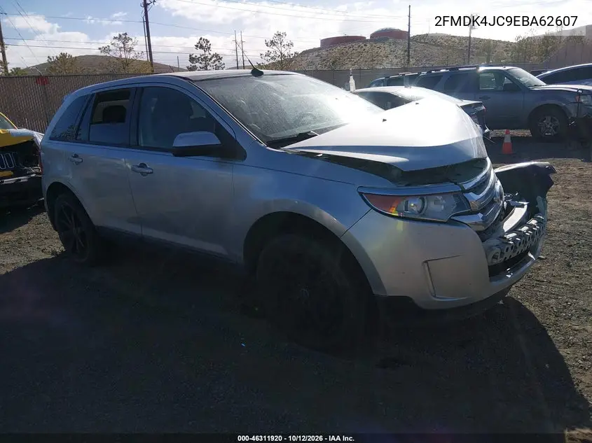 2FMDK4JC9EBA62607 Ford EDGE 2014 — daño Delantera izquierda, foto antes de reparar